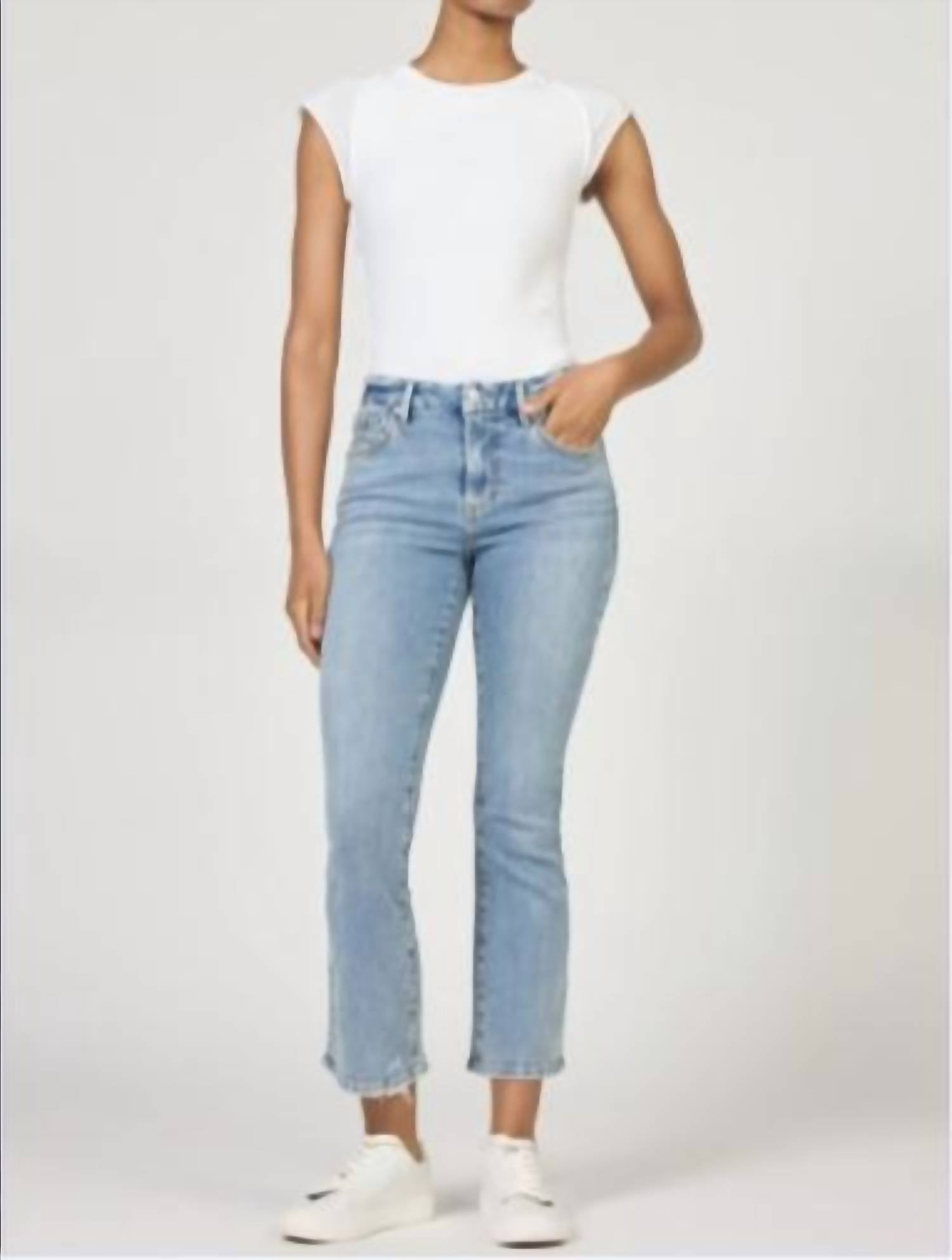 DEAR JOHN DENIM Jeanne Cropped Flare Jean in lomond - women's jeans - view 4