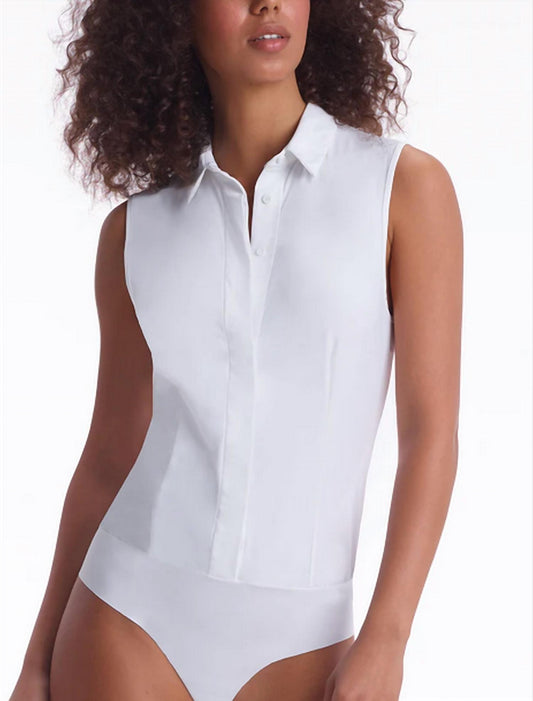 Commando - Classic Sleevelesss Button Up Bodysuit