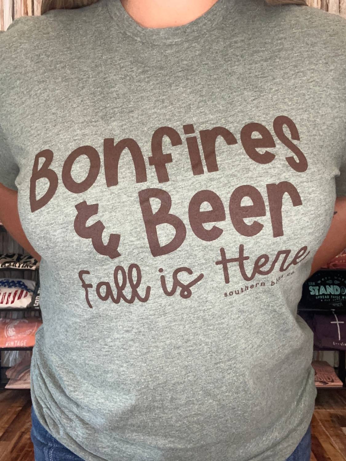 Southern Bliss - Bonfires & Beer Short Sleeve Tee