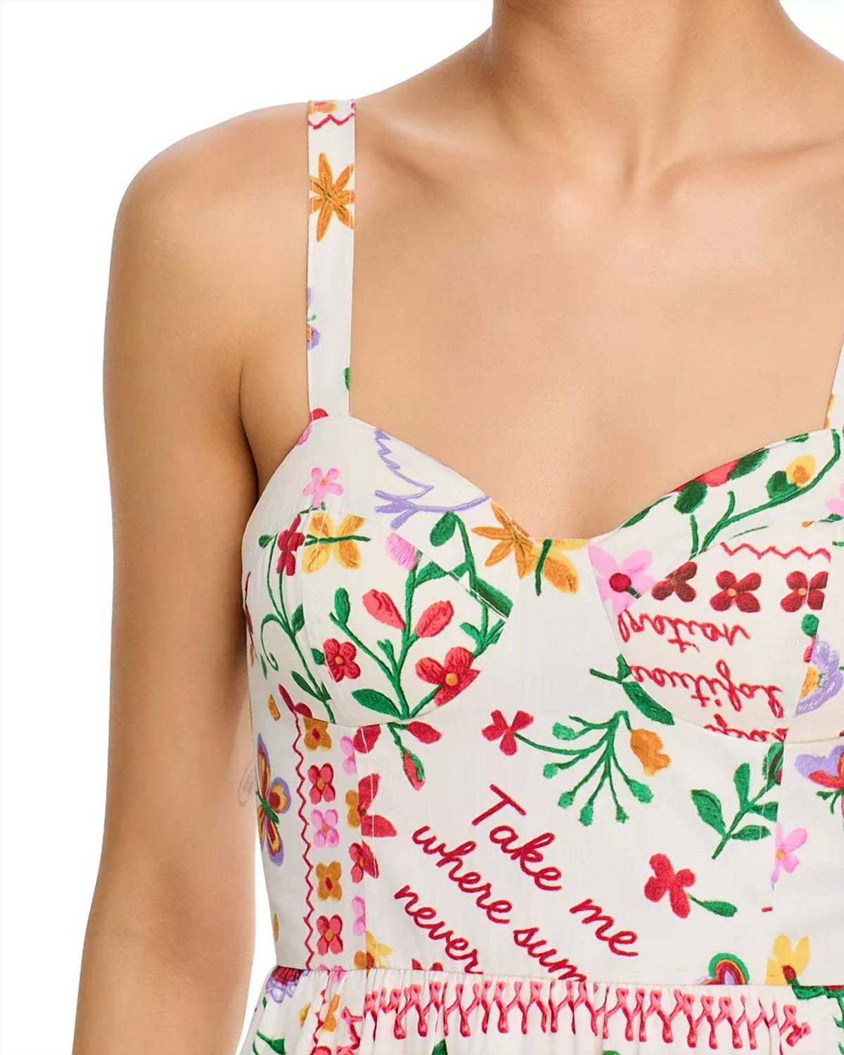 Moon River - Printed Midi Dress