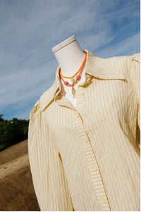 Ghospell - Samira Textured Stripe Shirt