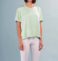 Insight - Mila Satin Short Sleeve Tee