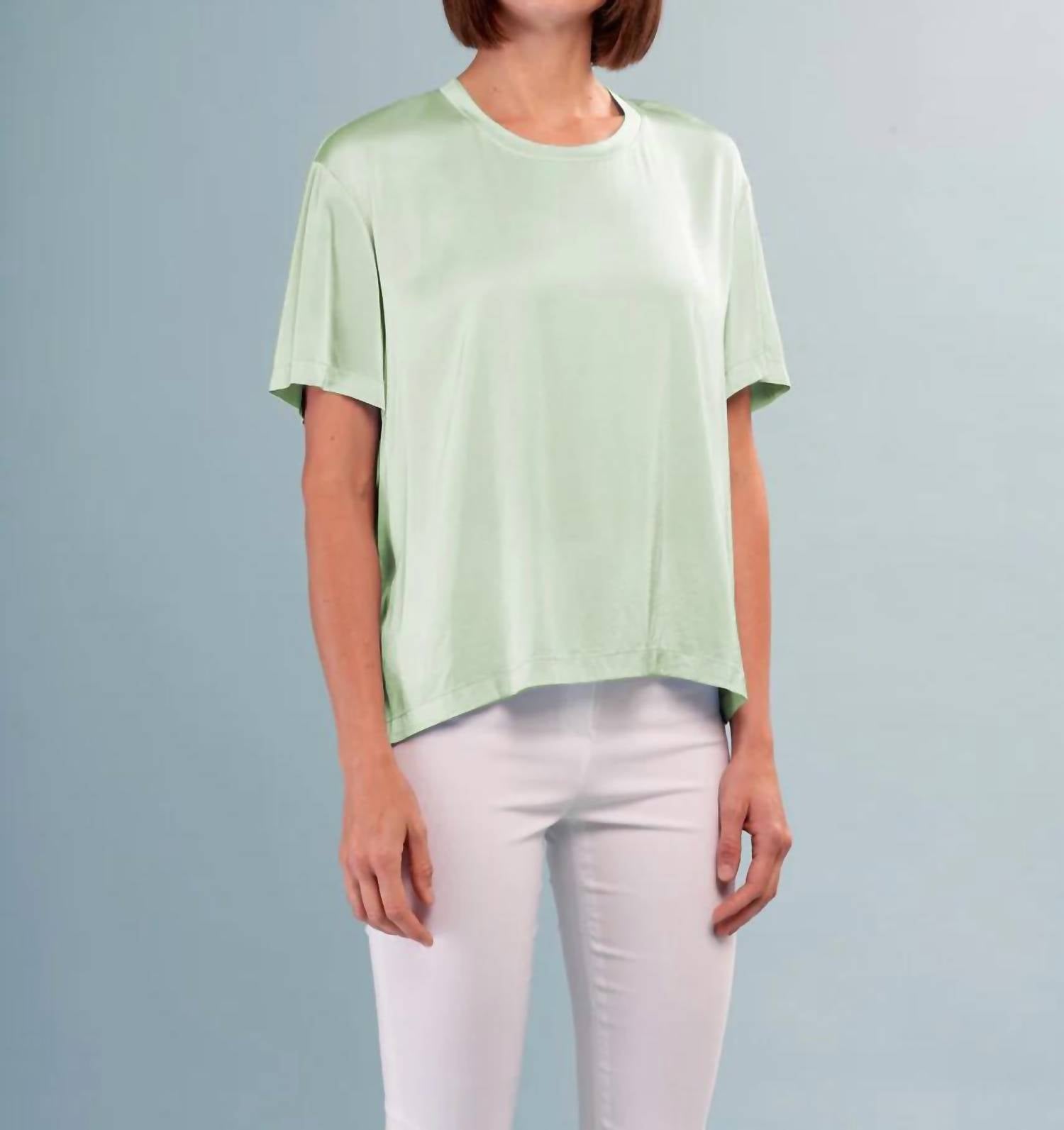 Insight - Mila Satin Short Sleeve Tee