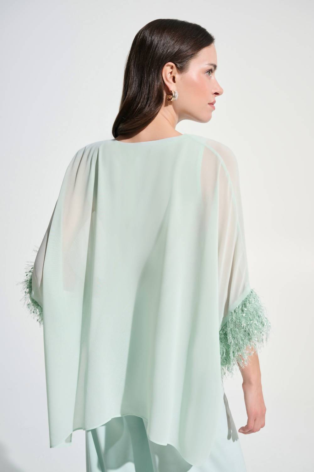 Joseph Ribkoff - Confetti Trim Top