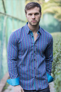Eight X - Jacquard Pattern Shirt