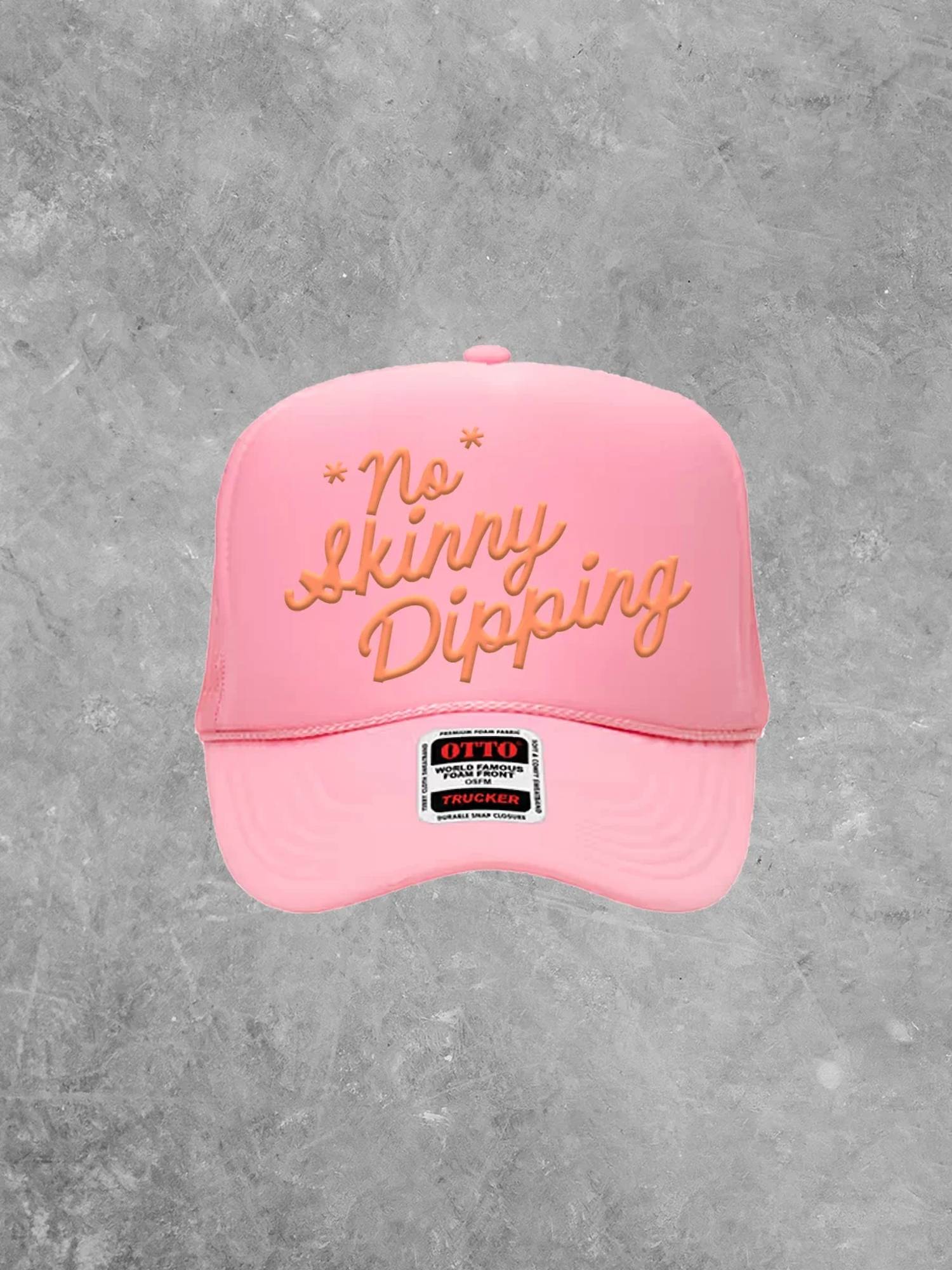 The Clandestine Underground - Women's No Skinny Dipping Puff Trucker Hat