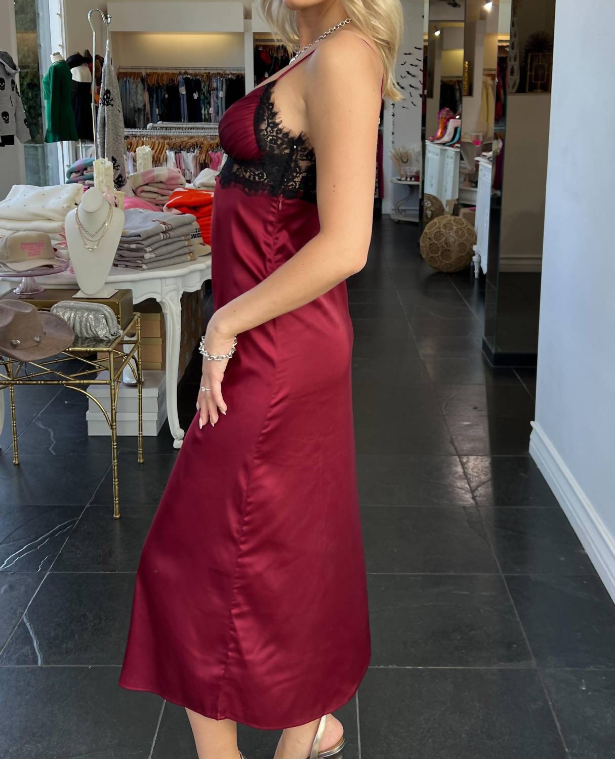 Sky To Moon - Paint The Town Red Dress