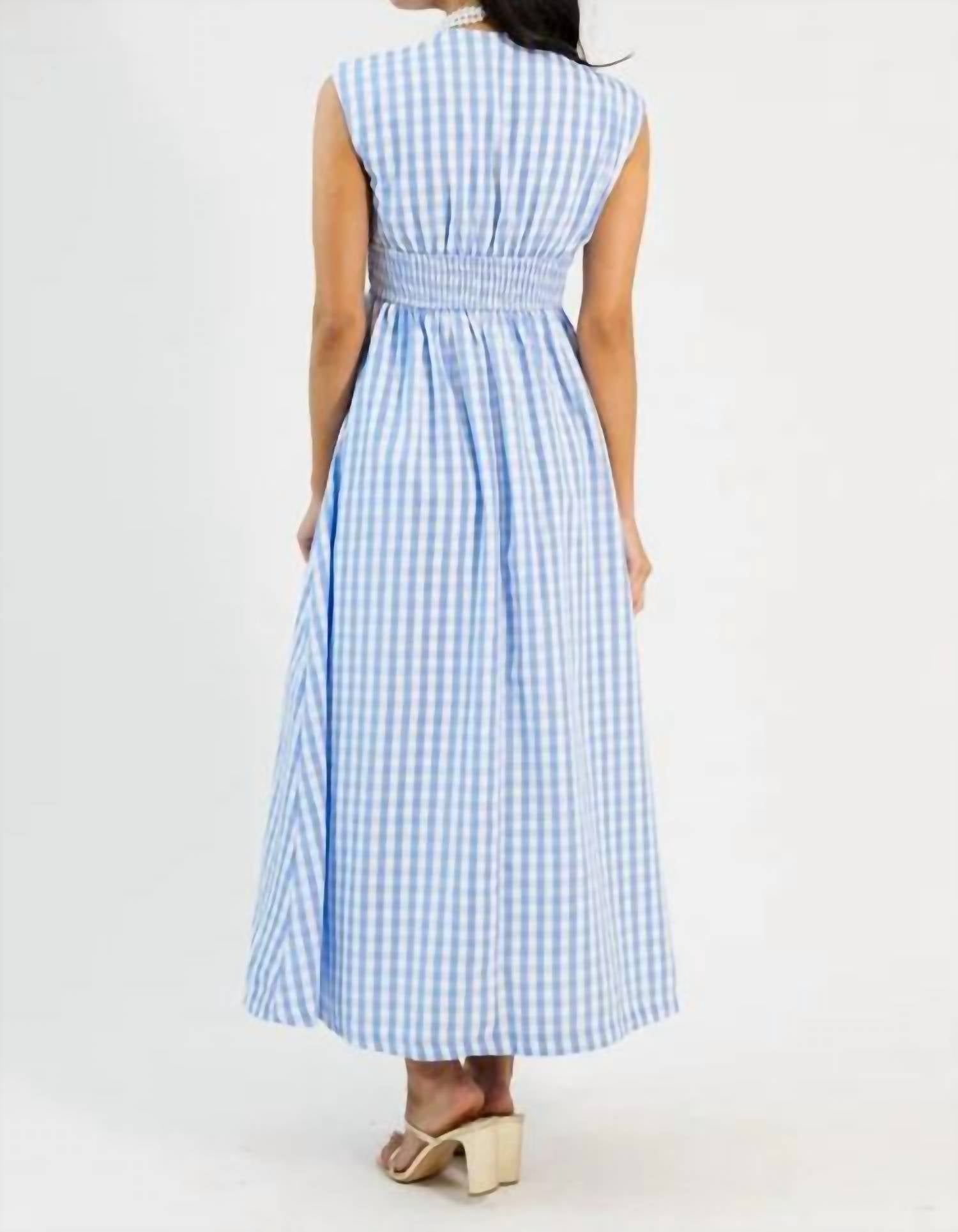 Tcec - Sunday Morning Gingham Maxi Dress