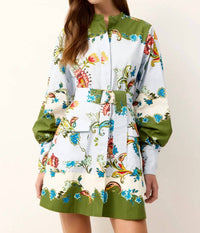 Marie Oliver - Hughes Long Sleeve Mini Dress