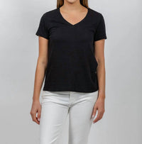 Elliott Lauren - Short Sleeve V-neck Tee