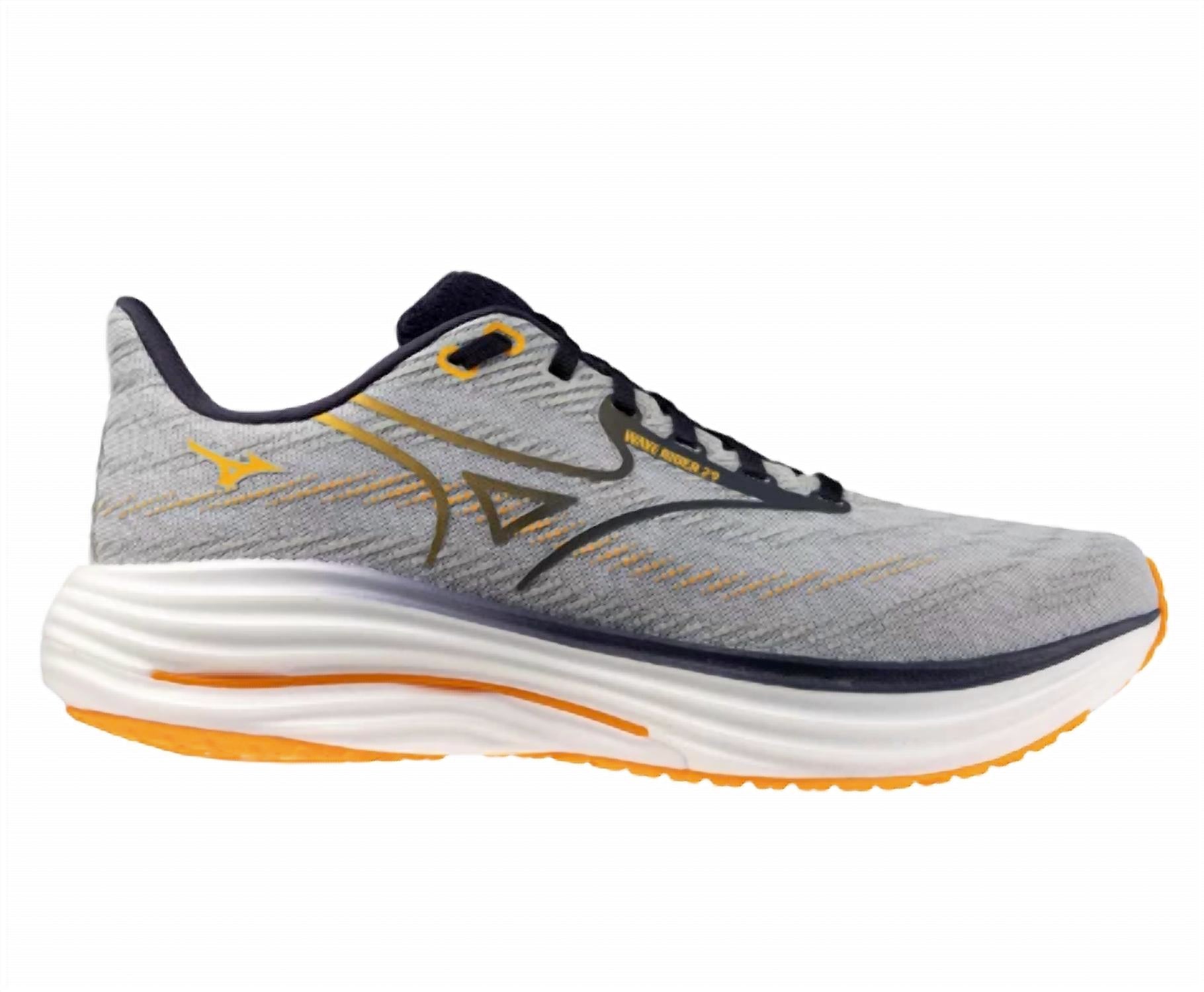 MIZUNO Men's Wave Rider 29 Running Shoes in harbor mist baritone blue - men's sneaker