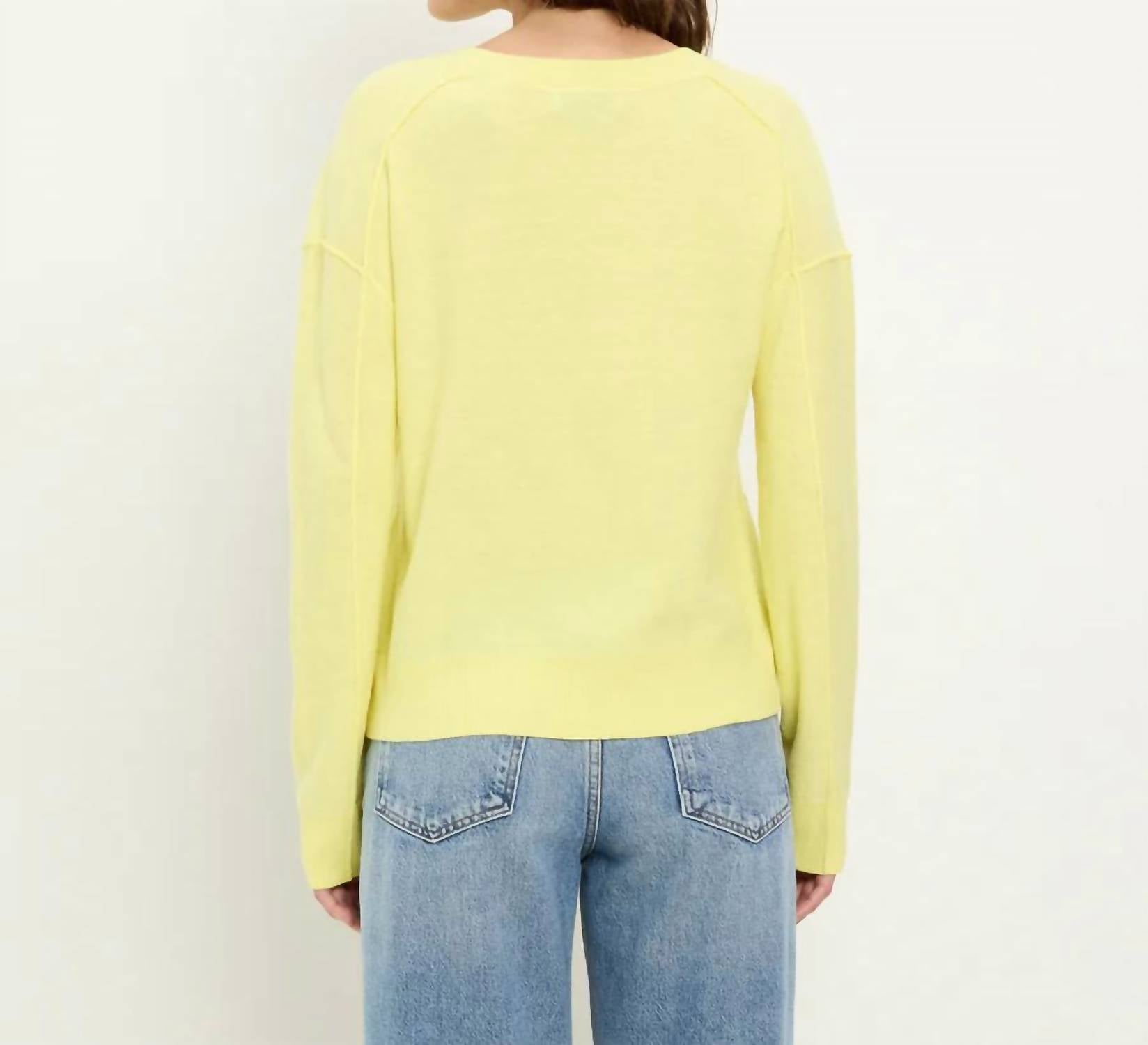 Michael Stars - Halsey V Neck Long Sleeve Pullover