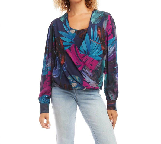 Karen Kane - Drape Front Top