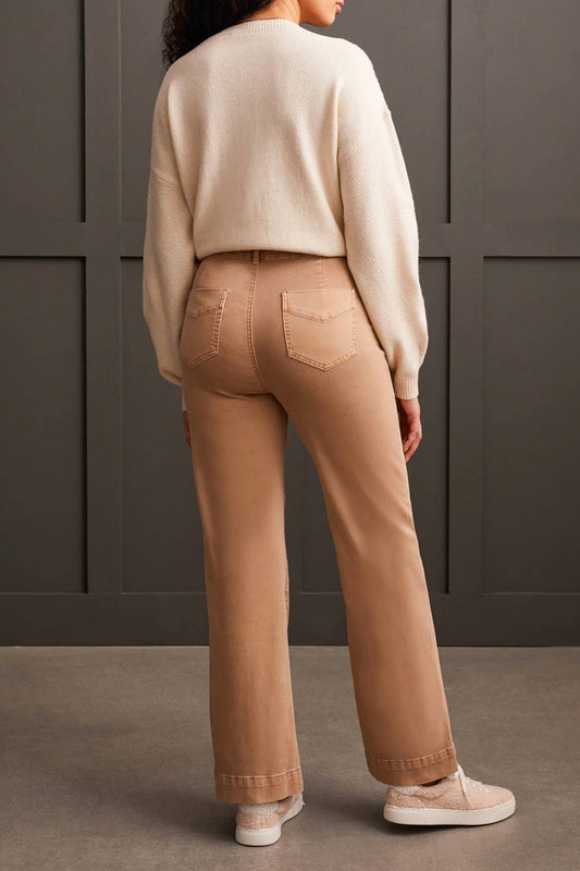 Tribal - Fly Front 5 Pocket Wide Leg Pant