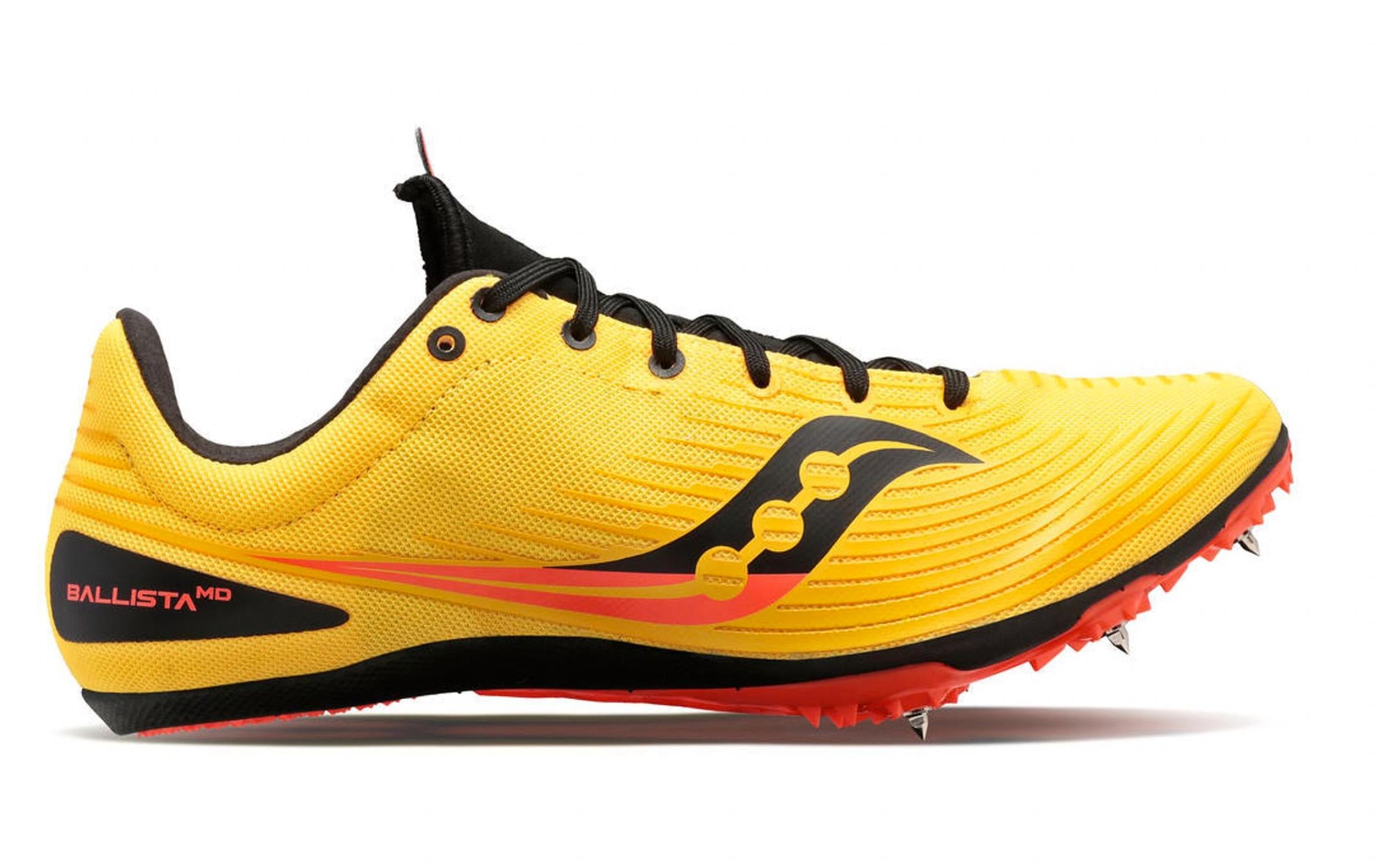 SAUCONY Men's Ballista MD Shoes in 16 vizi gold vizi red 1 - men's shoe