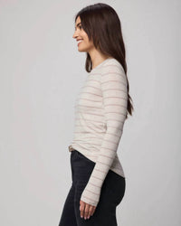 Splendid - Striped Bamboo Long Sleeve Tee