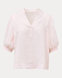 Lilly Pulitzer - MIALEIGH ELBOW SLEEVE LINEN TOP