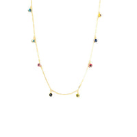Marlyn Schiff - Women's Multi Glass Evil Eye Necklace