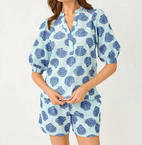 Lilly Pulitzer - MIALEIGH ELBOW SLEEVE TOP