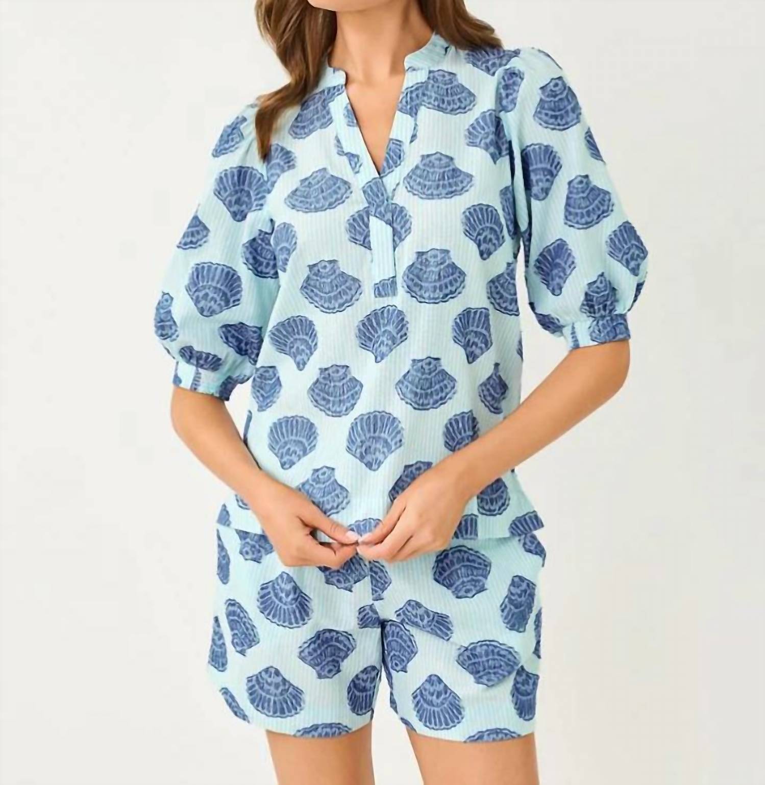 Lilly Pulitzer - MIALEIGH ELBOW SLEEVE TOP