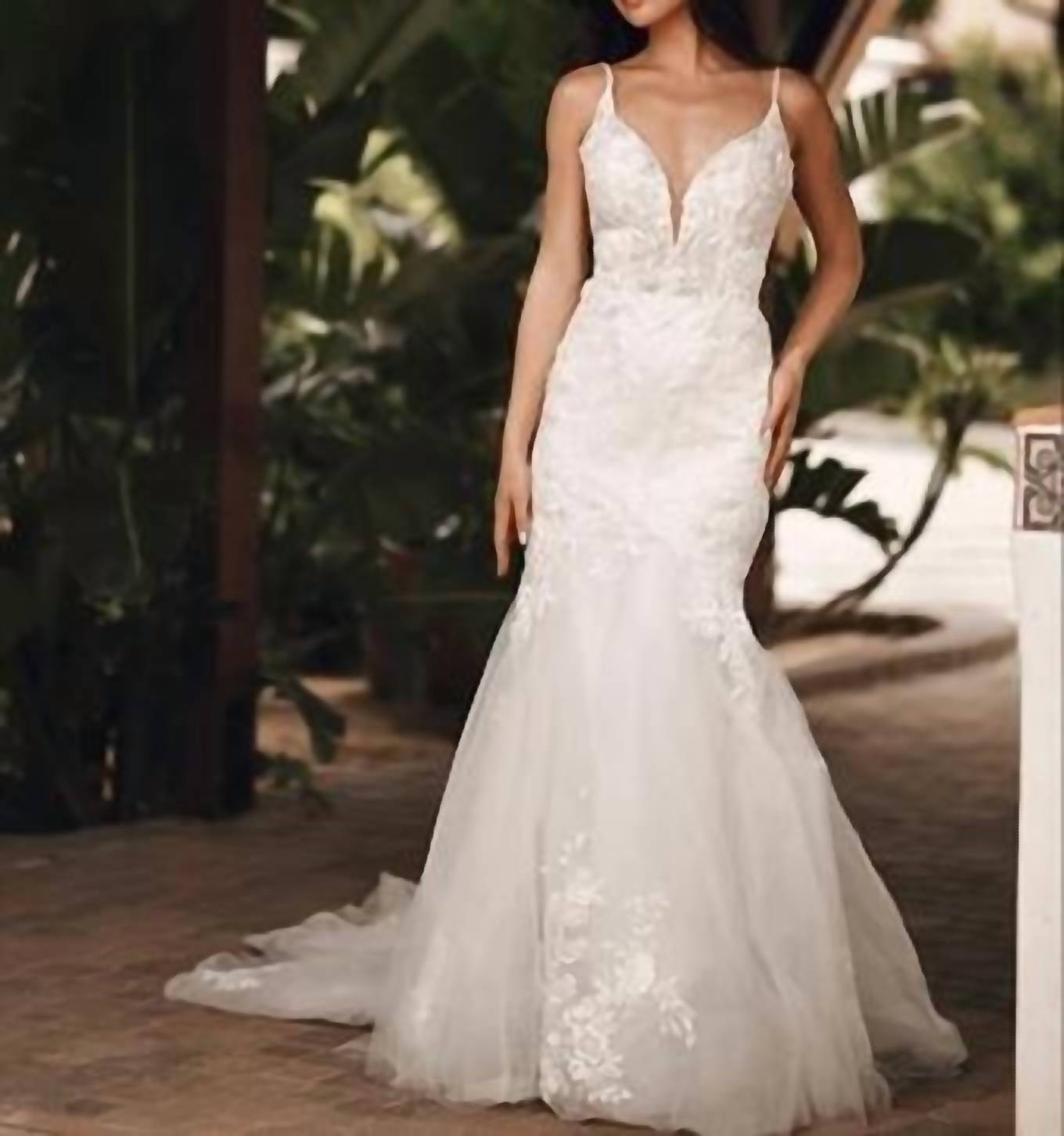 Stella York - Spaghetti Strap Wedding Dress