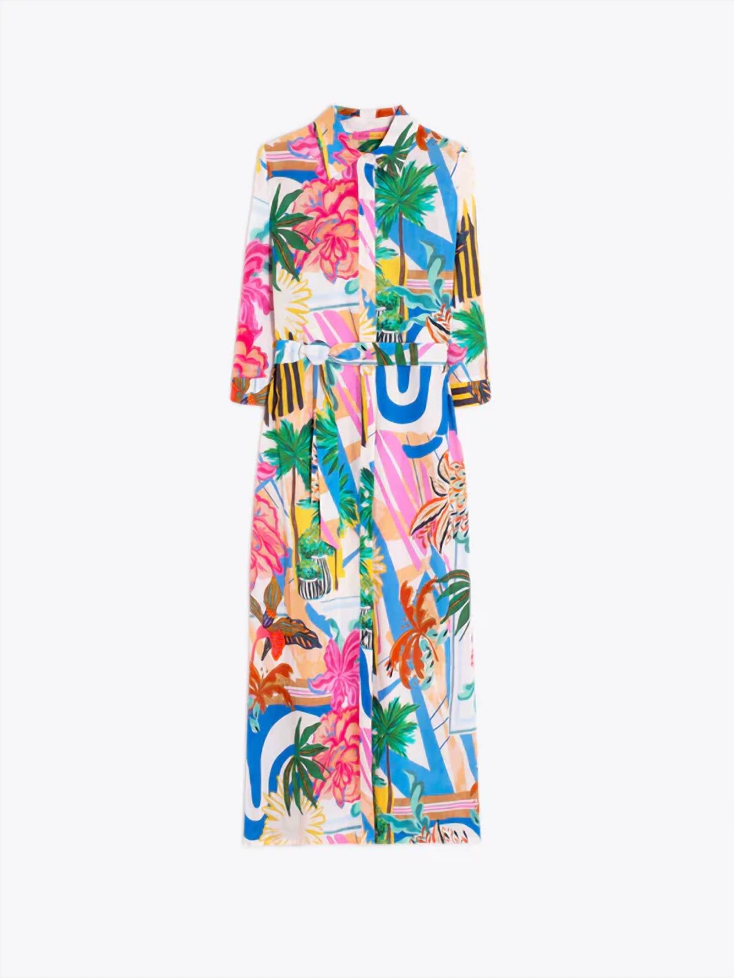 Vilagallo - Palm Tree Print Dress