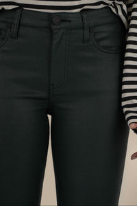 Kut From The Kloth - Kelsey Coated High Rise Ankle Flare Pants