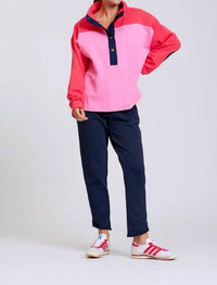 Shirty - Colorblock Long Sleeve Sweatshirt