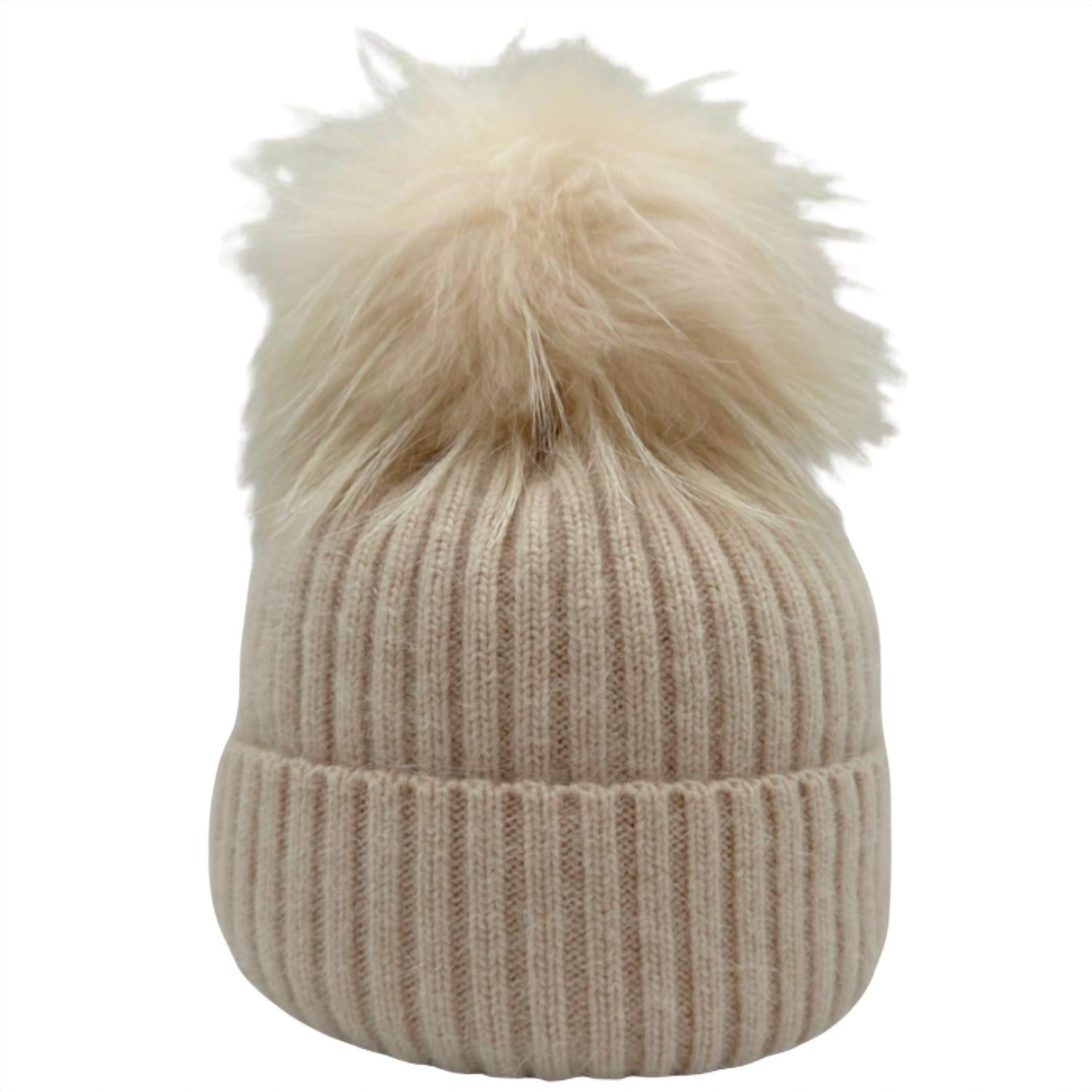 Linda Richards - Women's Angora Wool Pom Hat