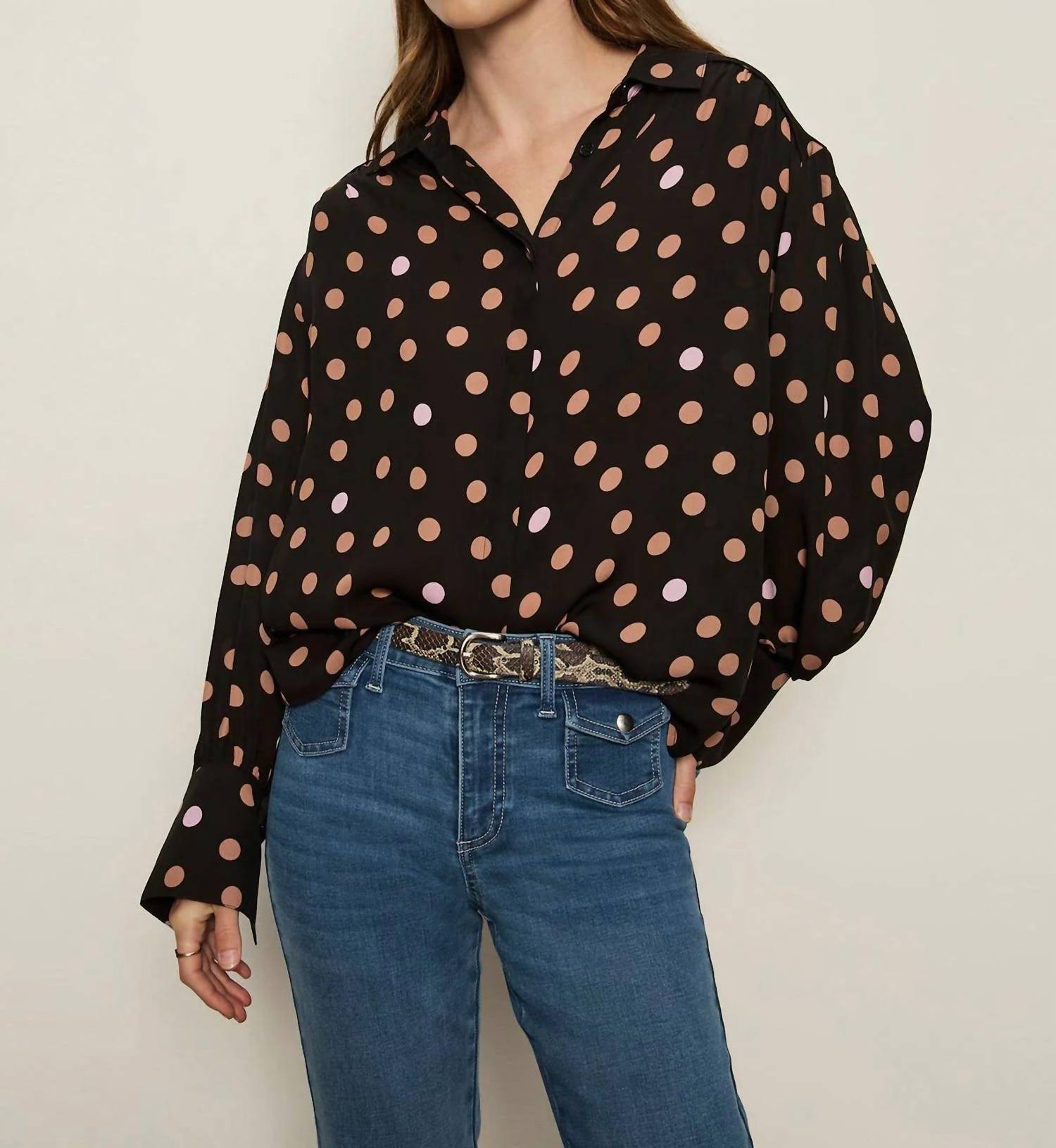 Sanctuary Colette Shirt in popspot - women's blouse