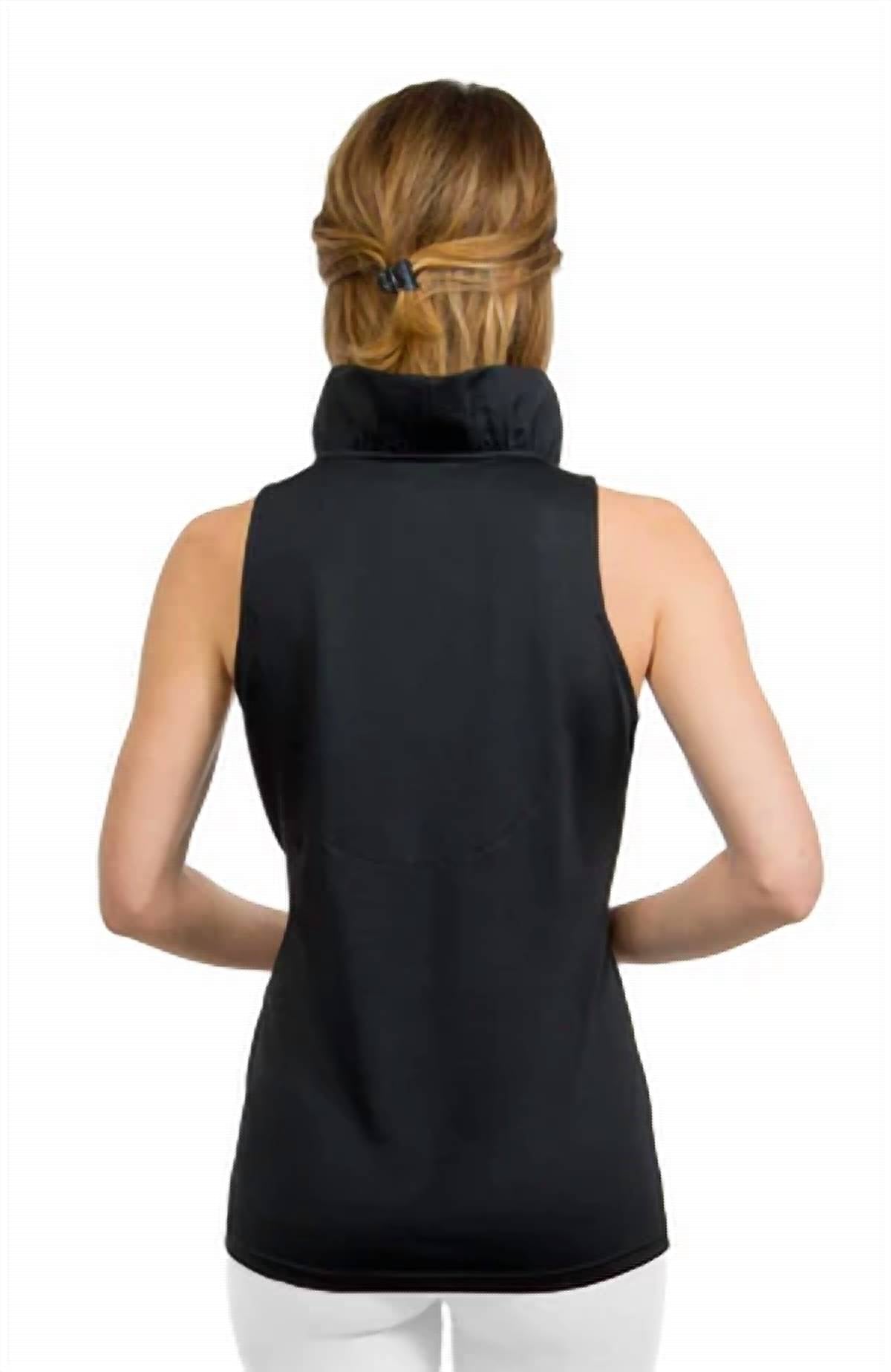 Gretchen Scott - RUFFNECK SLEEVELESS TOP