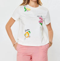 Current Air - Embroidered Graphic Summer Tee