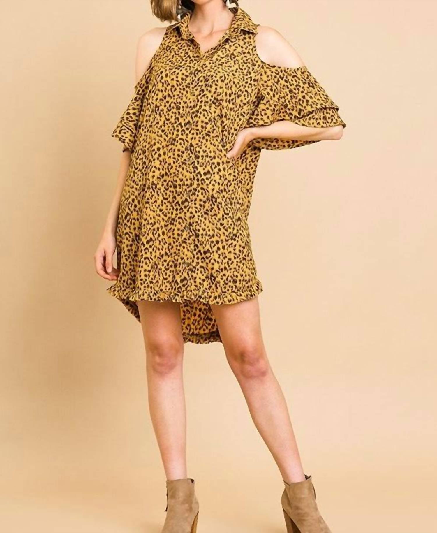 Umgee - Open Shoulder Dress