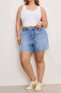 Good American - Carpenter Jean Shorts
