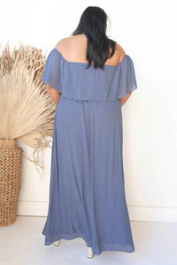 Soieblu - True Intentions Off Shoulder Maxi Dress