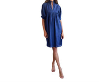 Never A Wallflower - Blueprint High Neck Dress