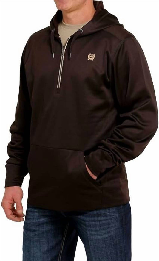 Men's Flag Pullover 1/2 Zip Hoodie