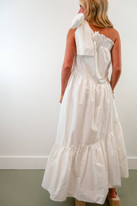 Before You - One Shoulder Ruffle Maxi Dress