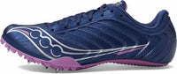 SAUCONY Women's Spitfire 5 Spike Shoes in indigo grape - women's shoe - view 4