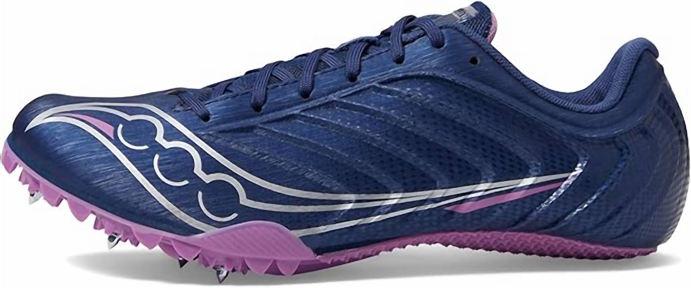 SAUCONY Women's Spitfire 5 Spike Shoes in indigo grape - women's shoe - view 4