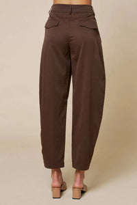 Lalavon - High Waist Barrel Trousers