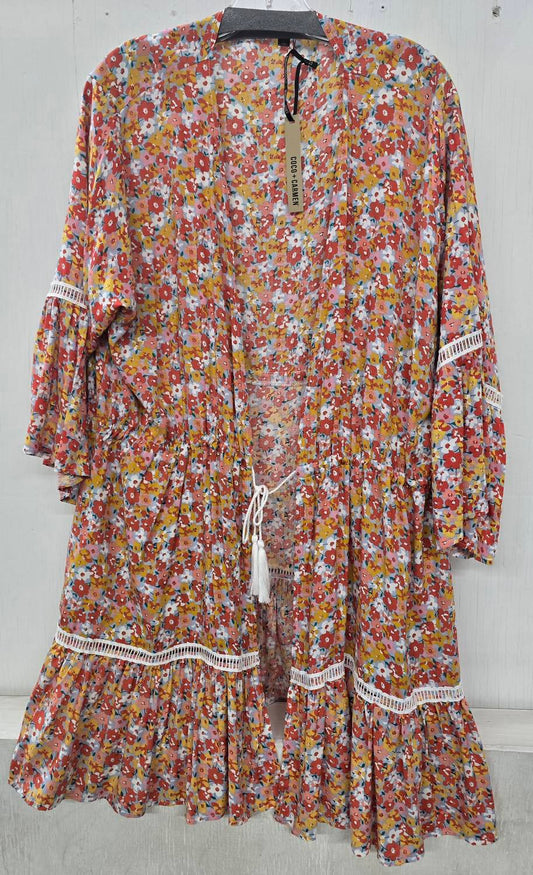 Coco + Carmen - Women's Meadowland Tassel Cardigan Floral