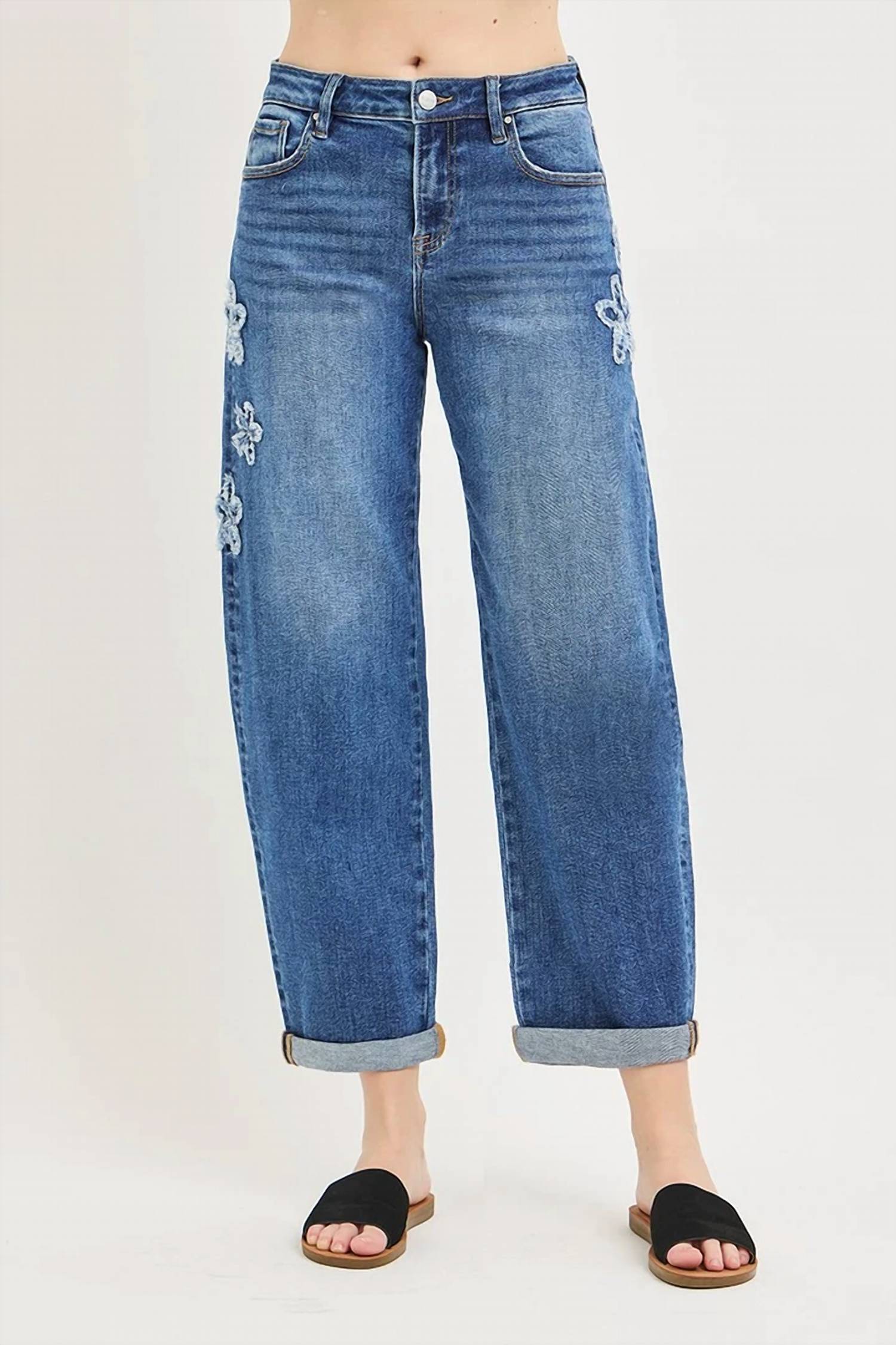 Risen - Bella Barrel Jeans