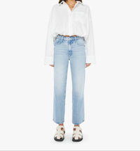 Mother - Rambler Zip Flood High-rise Jeans