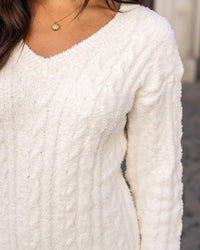 Grace And Lace - Cloud Cabled Sweater Dress