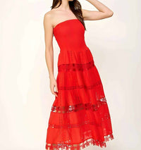 Strut & Bolt - Lena Eyelet Midi Dress
