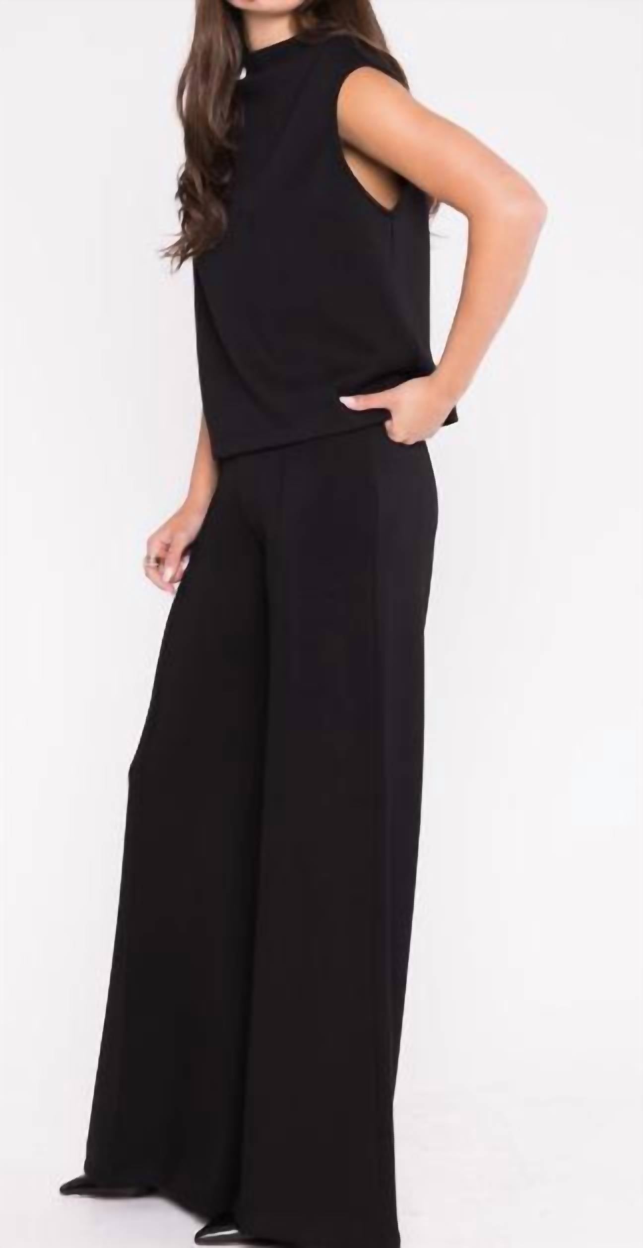 Ripley Rader - Scuba Cowl Neck Sleeveless Top