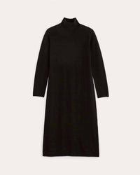 Everlane Turtle Neck Midi Dress in black - women's dress - view 5