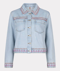 Esqualo - Women's Jonna Jean Embroidery Jacket