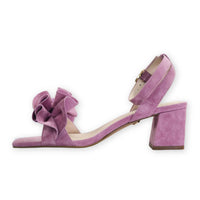 Cecelia New York - Women's Heather Suede Open Toe Ankle Strap Sandals